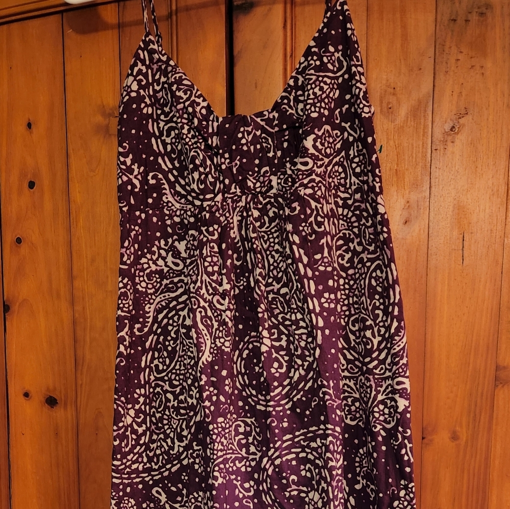 Batik Print XS Maxi Dress